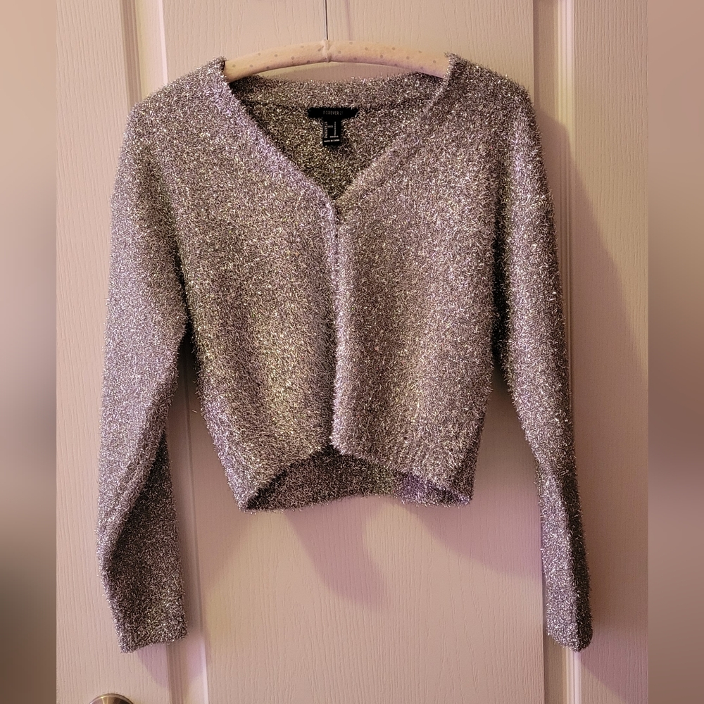 Silver cardigan